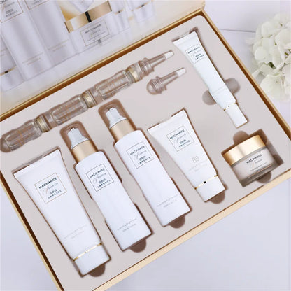 Skincare set for brightening and whitening the skin with niacinamide and refreshing the face